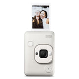 instax - Mini LiPlay, Cámara instantánea híbrida. Cámara e Impresora para Smartphones. Color Misty White