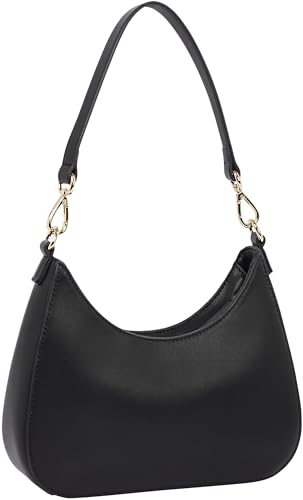 Tommy Hilfiger Bolso con bandolera Mujer Logotape con cremallera, Negro (Black), Talla Única