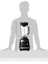 Bosch - Batidora de vaso, VitaBoost, 1600 W 6 programas, Jarra de 2,5 l, Negro, MMBH6P6B