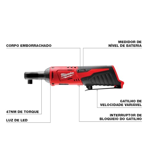 Milwaukee 2457 – 20 M12 3/8 carraca herramienta sólo