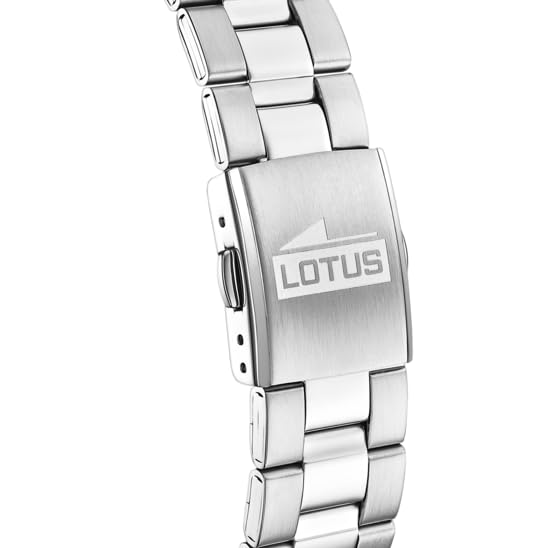 Lotus Watches Reloj Cronógrafo para Hombre de Cuarzo con Correa en Acero Inoxidable 18152/4