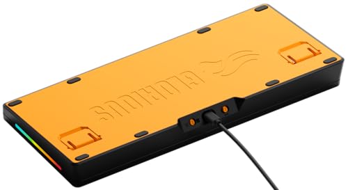 Glorious Gaming GMMK 3 HE: Teclado Respuesta rápida, Hall Effect, sondeo 8K, switches magnéticos y mecánicos MX, Teclado 75% Hot Swap, Juntas modulares, PBT Doble inyección, QWERTZ alemán - Negro