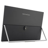 ASUS ZenScreen MB27ACF Monitor portátil de 27 Pulgadas QHD, 2560 x 1440, IPS, 100Hz, USB-C PD 70 W, Altavoces, asa de Soporte, Pinza en C, Gancho de partición, subwoofer, Audio de 2.1 Canales