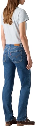 Levi's 724 High Rise Straight, Vaqueros Mujer, Mosey Mid Stone, 30W / 32L