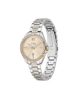 BOSS Reloj Analógico de Cuarzo para Mujer Colección Felina con Correa de Acero Inoxidable Bicolor - 1502622