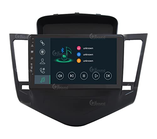 Radio de Coche para Chevrolet Cruze 2009-11 Negro Android GPS Bluetooth WiFi USB Dab+ Touchscreen 9" 8core Carplay AndroidAuto