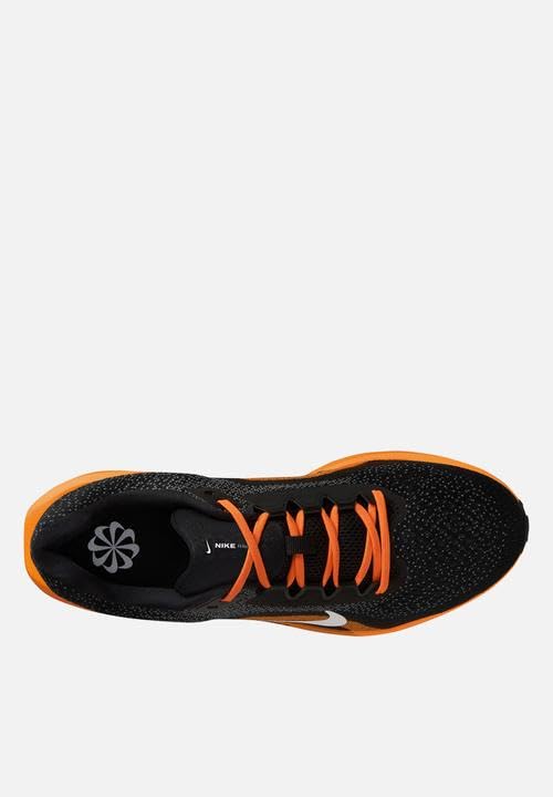 Nike Winflo 11 Straßenlaufschuh für Herren, Zapatillas para Correr Hombre, Black White Anthracite Total Orange, 44 EU