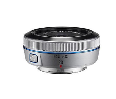 Samsung W20NS 20 mm - Objetivo (MILC, 6/4, Amplio, 62.2 mm, 43 mm, 24.5 mm) Plata