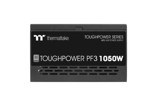 Thermaltake Toughpower PF3 1050W Gen 5 | ATX 3.0 | PCIe Gen 5 Ready | Smart Zero Fan | 80 Plus Platinum | Fully Modular