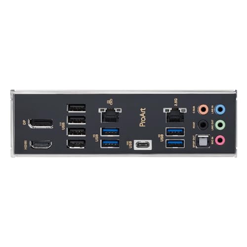 ASUS ProArt B760-Creator Placa Base Intel B760 (LGA 1700 ATX, 12+1 DrMOS, PCIe 5.0, Tres Ranuras M.2, Ethernet de 2,5 GB y 1 GB, l USB 3.2 Gen 2x2 Type-C con 60 W de Carga óptima 4+), Negro