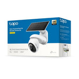 Tapo C660 Kit - Cámara de Seguridad WiFi 4K 8MP, Pan/Tilt 360°, Zoom Digital 18×, Visión Nocturna Color Starlight, Panel Solar, Batería 10 000mAh, Detección IA Gratuita, IP65