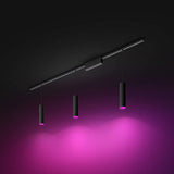 Philips Hue - Perifo Iluminación en carril Luz Blanca y de Colores - Set carril y 3 lámparas colgantes (negro) - 171.5cm - Anclajes incluidos