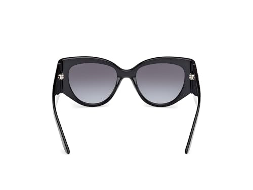 Guess Gu00202 Gafas, 01b Shiny Black, 54/19/135 para Mujer