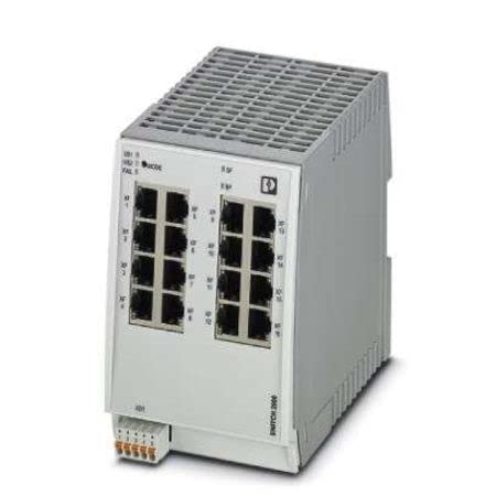 PHOENIX CONTACT FL Switch 2316 PN - Conmutador de Ethernet Industrial (445.000 g)