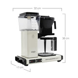 Moccamaster, 53974, KBG Select, Cafetera Filtro, 1.25 litros, Off-White