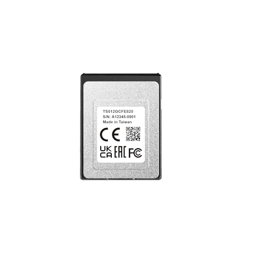 Transcend 512GB CFexpress 820 Type B Memory Card TS512GCFE820