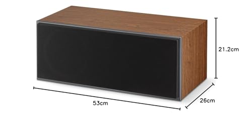 Focal Theva Center - Altavoz de Canal Central de 2 vías, Cada uno (Madera Oscura)