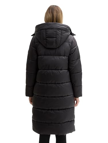 TOM TAILOR 1042917 Chaqueta, 14482-deep Black, M Mujeres