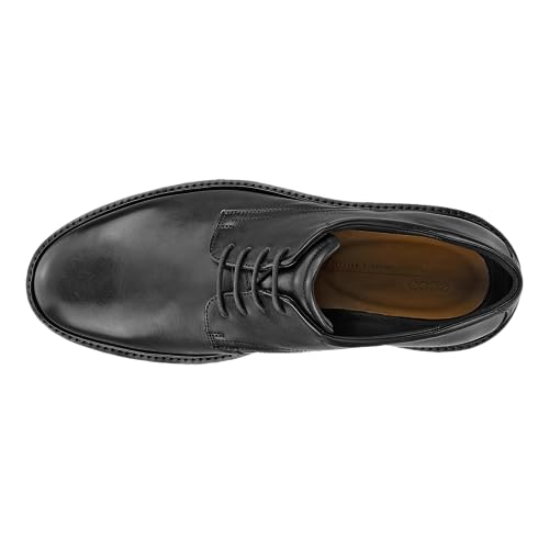 ECCO London Plain Toe Tie, Shoes Hombre, Black, 46 EU