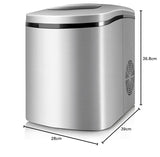 Taurus MG12 Legend – Máquina de cubitos de hielo, 14 kg / 24 h, potencia de 150W, Silenciosa, Capacidad del depósito de agua 1.7L, acero inoxidable