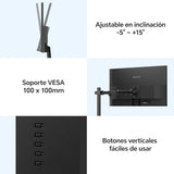 KOORUI E2212F Monitor 22 Pulgadas, Full HD VA 100Hz, 1920x1080, 3000:1, 5ms, 99% SRGB, 72% NTSC, HDMI 1.4, VGA, Eye Care, Adaptive Sync, VESA, Inclinable, Pantalla Ultra Fina y Ligera
