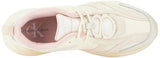 Calvin Klein Chunky Sole Sneaker Mujer Retro Tennis Low Top, Beige (Creamy White/Peach Whip), 40