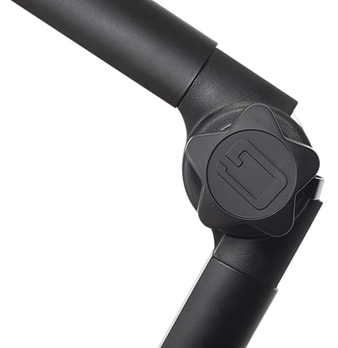 Gator Frameworks Soporte de micrófono Deluxe para podcasts y grabaciones, con cable XLR integrado (GFWBCBM3000)