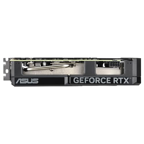 ASUS Dual GeForce RTX 4060 EVO OC Edition 8GB GDDR6 (PCIe 4.0, 8GB GDDR6, DLSS 3, HDMI 2.1a, DisplayPort 1.4a, diseño de Ventilador Axial-Tech, tecnología 0dB, Dual BIOS, tecnología Auto-Extreme)