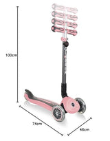 Globber Patinete GO-UP Deluxe Rosa Pastel Claro