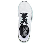 Skechers Glide-Step Altus, Zapatillas Mujer, White Synthetic/Mesh/Multi Trim, 37 EU