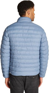 Tommy Hilfiger Cazadora acolchada Packable Frecycled Jacked Relaxed Fit, Azul (Brisk Blue), L