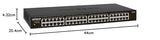 NETGEAR Conmutador de Red Gigabit de 48 Puertos (GS348) Conmutador Ethernet - De sobremesa o para Montaje en Bastidor, y protección Limitada de por Vida