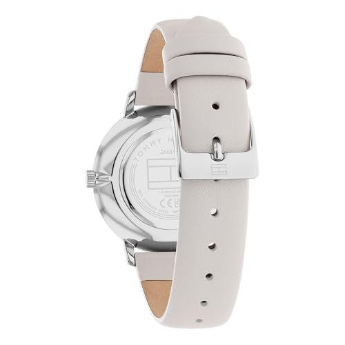 Tommy Hilfiger Reloj De Movimiento De Cuarzo De Dos Manecillas para Mujer con Correa de Cuero Gris - 1782671
