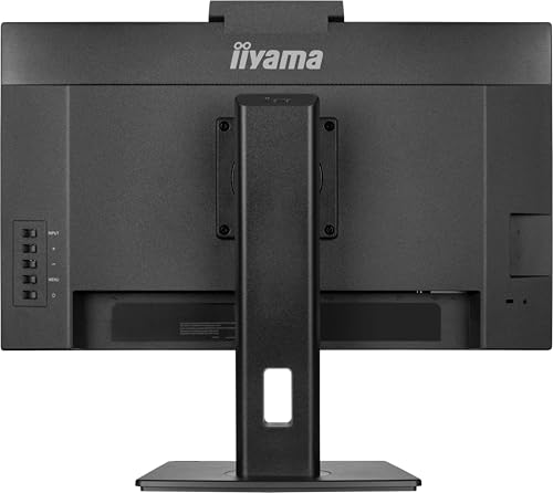 iiyama Monitor de Escritorio, XUB2490HSUH-B2-60.5 cm, IPS, 1920 x 1080/100Hz, 1H1DP, HAS, cámara Web