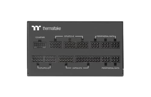 Thermaltake Toughpower GF 3 1350W | PC ATX 3.0 Power Supply | PCIe Gen 5.0 | 80-Plus-Gold | Fully Modular | Quiet 140 Fan | EU Certified | Black