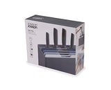 Joseph Joseph Folio Plus, Juego de 8 piezas, Cuchillos y Tablas de Cortar con estuche, Grafito