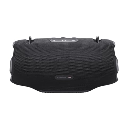 JBL Xtreme 4, altavoz bluetooth portátil con sonido JBL Pro, resistente al agua IP67, correa para el hombro, negro, Enchufe EU (tipo C)