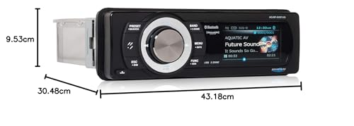Aquatic AV AQ-MP-5UBT-HS Factory Harley Davidson - Radio satélite de repuesto AM/FM