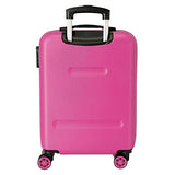 Disney Have a Good Time Minnie So Beautiful Juego de Maletas Rosa 55/65 cms Rígida ABS Cierre de combinación Lateral 56L 6 kgs 4 Ruedas Dobles Equipaje Mano