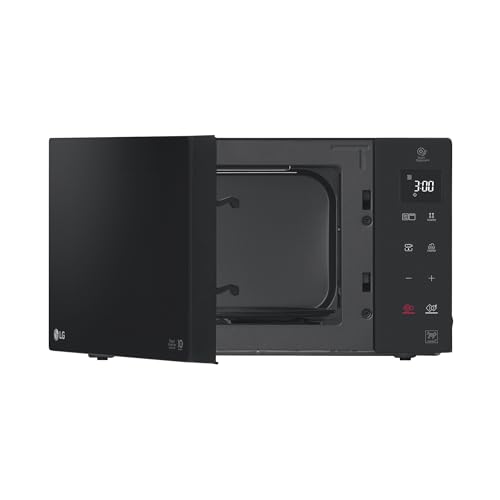 LG MH7235GPS - Microondas con Grill 2 en 1, 32L, Smart Inverter 1200 W, Panel Táctil y Giratorio, Cocina Rápida y Uniforme, Display LED, Easy Clan, Ahorro Energético, Negro