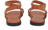 Tommy Hilfiger Sandalias Mujer Ankle Strap de piel, Marrón (Cinnamon Bark), 40
