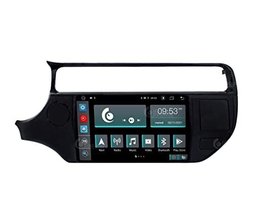 Radio de Coche para Kio Rio 2015-2017 universales Android GPS Bluetooth WiFi USB Dab+ Touchscreen 9" 4core Carplay AndroidAuto