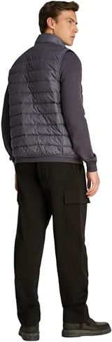 Calvin Klein Chaleco Hombre Down Vest Chaleco acolchado, Gris (Ebony), XS