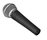 Shure SM58-LC El micrófono de Voz dinámico está diseñado para el Uso Profesional en Voces en actuaciones en Vivo, Refuerzo de Sonido y grabaciones de Estudio - No se Incluye el Cable (SM58-LCE)