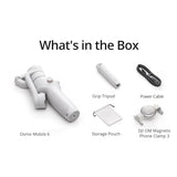 DJI Estabilizador para Smartphones OSMO Mobile 6, en Tres Ejes para teléfonos, Brazo Extensible Integrado, portátil y Plegable, estabilizador para videoblogs, vídeos de Youtube y TikTok
