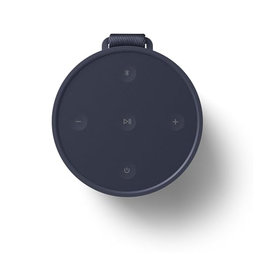 Bang & Olufsen Beosound Explore Altavoz de 360 Grados Bluetooth Portátil Inalámbrico de Alta Gama para Uso en Exteriores, Casa y Viaje, IP67 Resistente al Agua y Polvo, Hasta 27 horas Navy