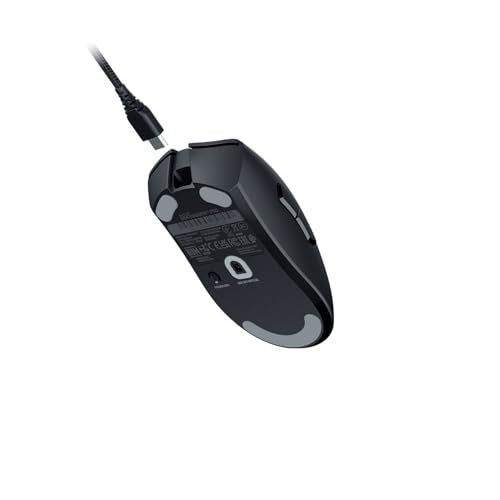 Razer DeathAdder V3 Pro - Ratón Ligero Inalámbrico Ergonómico para Deportes Electrónicos (63 Gramos, Sensor Óptico Focus Pro 30K, Interruptores de Ratón Gen-3, Hyperspeed Wireless) Negro