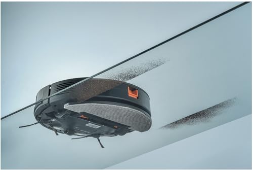 Sencor Aspiradora Robot y fregasuelos SRV 3150OR - Navegación Inteligente, Ultra Fino, Potente 2600mAh para Limpieza Húmeda/Seca, Control Fácil, Ideal para Pelos de Mascotas y Alergenos