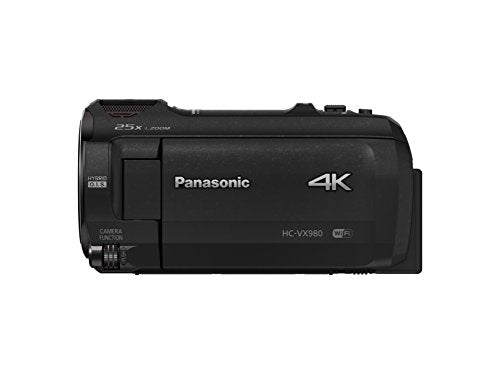 Panasonic HC-VX980EB-K - Videocámara 4K con Lente Leica Dicomar, Color Negro