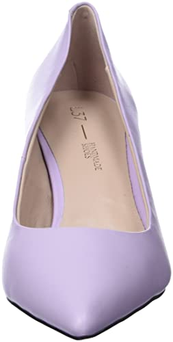 L37 HANDMADE SHOES Trabajo Italiano, Bomba Mujer, Lilac, 37 EU